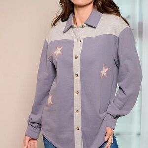 Little mountain star blouse Nwot